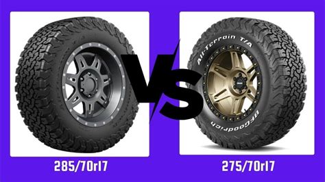 Tire Size 28570r17 Vs 27570r17 Youtube