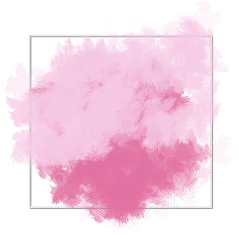 Frame With Paint Brush Abstract Background Logo Template Png