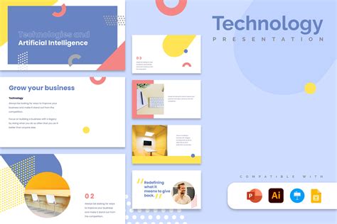 Technology Presentation Template – Slidewalla