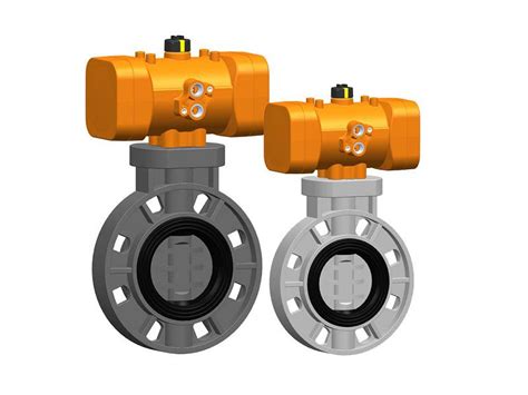 Pneumatic Actuated Butterfly Valve Kv Koscn