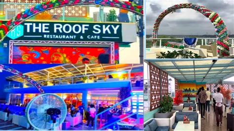 The Roof Sky Restaurant Cafe Vlog Majnu Ka Tila YouTube