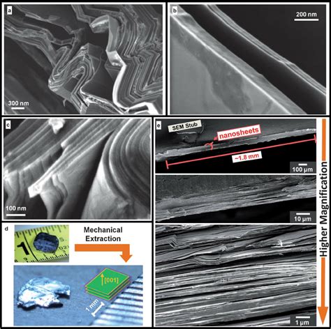 Sem And Optical Microscope Images Of Metal Oxide Nanosheets A Sem