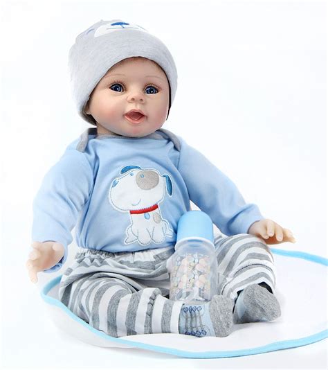 Ziyiui Reborn Dolls Inch Cm Realistic Baby Dolls Soft Silicone