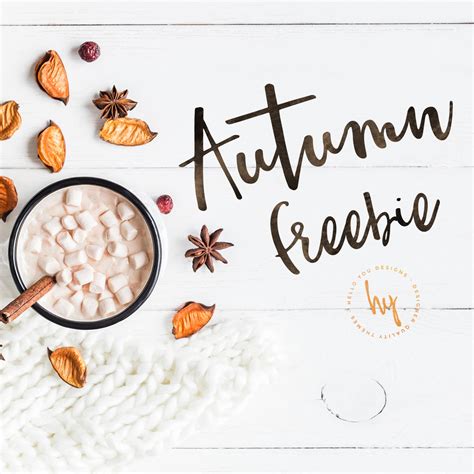 Hello Autumn Freebie - Hello You Designs