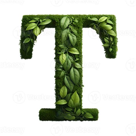 AI generated Alphabet made from leaves. 40459014 PNG