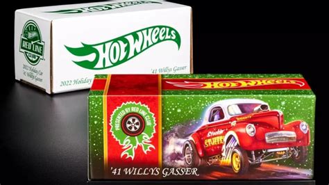 COLLECTORS: Hot Wheels RLC '41 Willys Gasser Holiday Car! - MoparInsiders