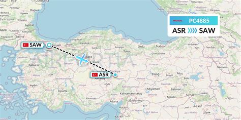 PC4885 Flight Status Pegasus Airlines Kayseri To Istanbul PGT4885