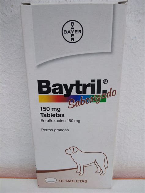 BAYTRIL TABLETA ORAL 150MG CAJA X 10 UND ANTIBIOTICO DE AMPLIO ESPECTRO