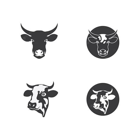 Premium Vector Cow Icon