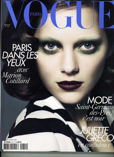 BARRINGTON: "FRENCH VOGUE" FASHION MAGAZINE OF 2010