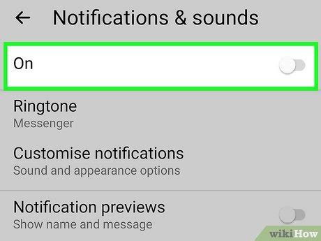 How To Turn Off Facebook Messenger Notifications