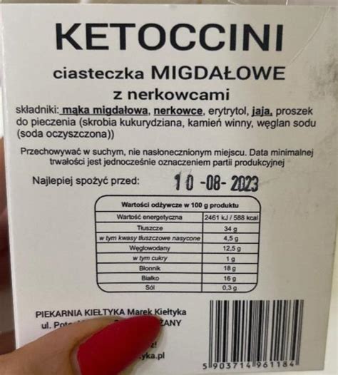 Ketoccini Ciasteczka Migda Owe Z Nerkowcami Keto Piekarnia Kie Tyka