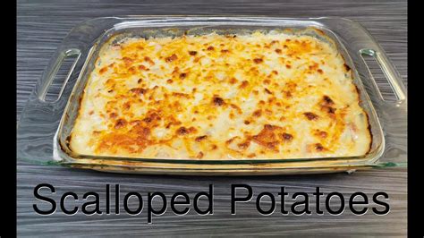 Scalloped Potatoes Youtube