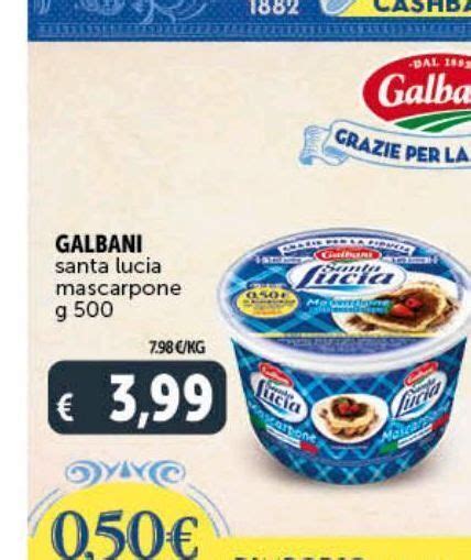 Galbani Santa Lucia Mascarpone G 500 Offerta Di Deco Superstore