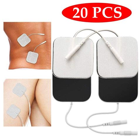 20PCS TENS Machine Replacement Electrode Pads Self Adhesive 5x5cm For