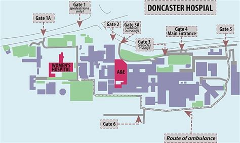 Leicester Royal Infirmary Ward Map