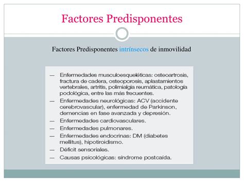 PPT Síndrome de inmovilidad PowerPoint Presentation free download