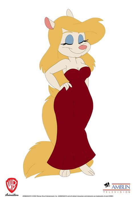 Minerva Mink Animaniacs Season Dress Close Her Eyes Model