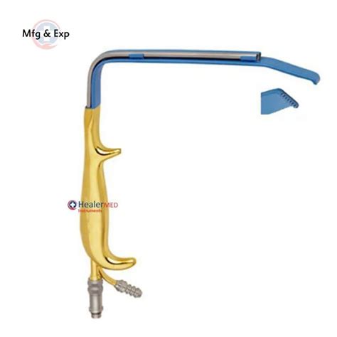 Tebbetts Fiber Optic Retractor Insulated Blade With Teeth Tebbetts