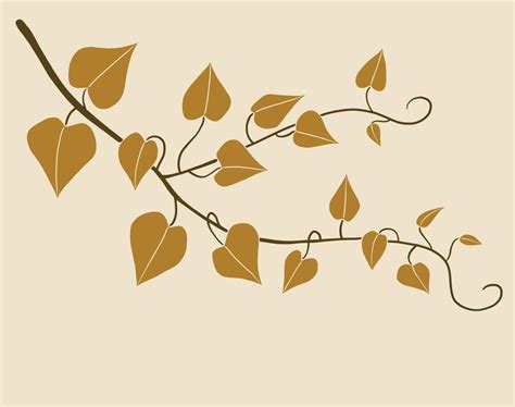 Simplicity Ivy Freehand Drawing Flat Design Vector Art At