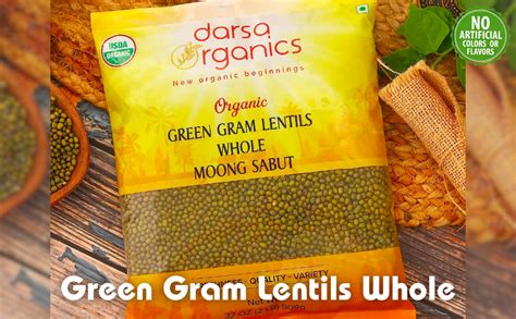 Amazon Darsa Organics Whole Moong For Sprouts Or Cooking 4 Lb