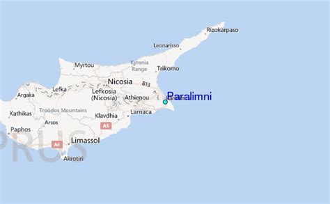 Paralimni Tide Station Location Guide