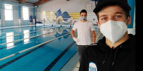 Gómez Noya y Dapena estrenan la piscina del CGTD en su reinicio