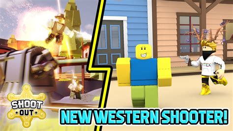 Playing Shoot Out New Western 3rd Person Shooter In Roblox Roblox Youtube