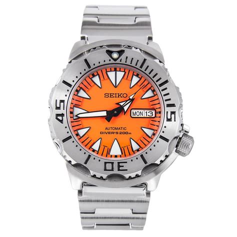 Seiko Orange Monster Men S Automatic Diving Watch SRP309 Review The