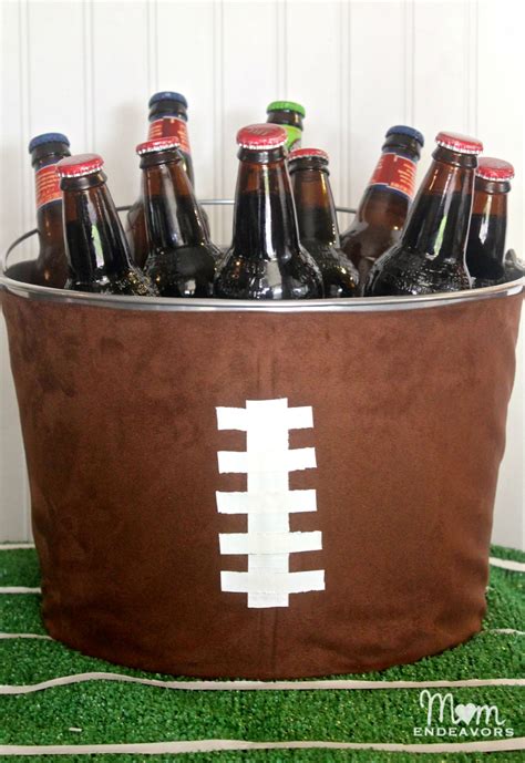 Football Party Decor Diy Football Drink Tub