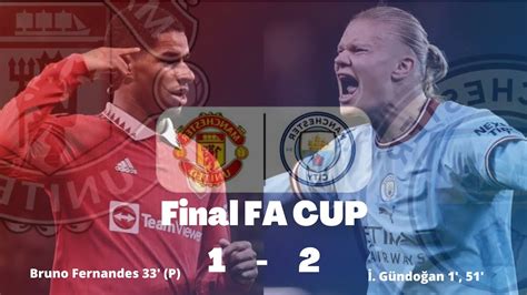 Manchester United Vs Manchester City 1 2final Fa Cup Highlights