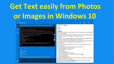 Extract Text From Photos Or Images In Windows 10 Howtosolveit