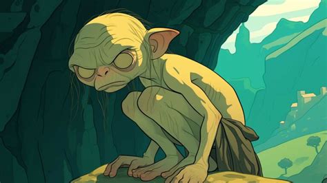 Lotr Gollum Cave Dweller Desktop Wallpaper Lotr Wallpaper