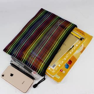 Estojo Multiuso Bolsinha Nylon Colorido Necessaire 10 Unidades 13 X