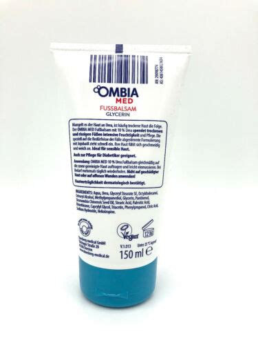 Ombia Med Fu Balsam Glycerin Urea Ml Fusspflege Ebay