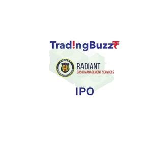 Radiant Cash Management Ipo Issue Size Gmp Issue Price