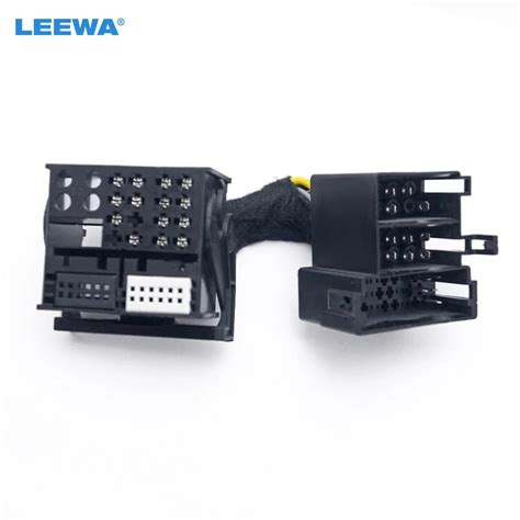 LEEWA 1PC 36pin Male Connector Adapter To 40pin Female Car Head Unit