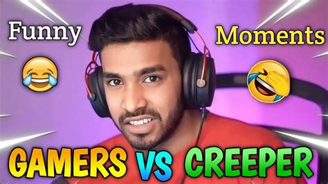 Indian Gamers Vs Creeper In Minecraft 🔴 Techno Gamerz Bbs Mythpat