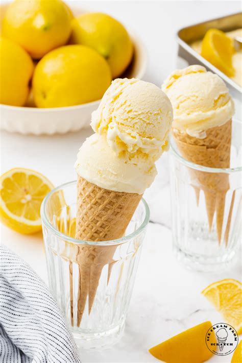 Lemon Ice Cream - Ice Cream From Scratch