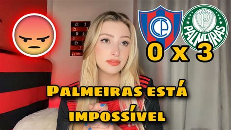 React Cerro Porteño 0 X 3 Palmeiras Copa Libertadores 2023 fase de