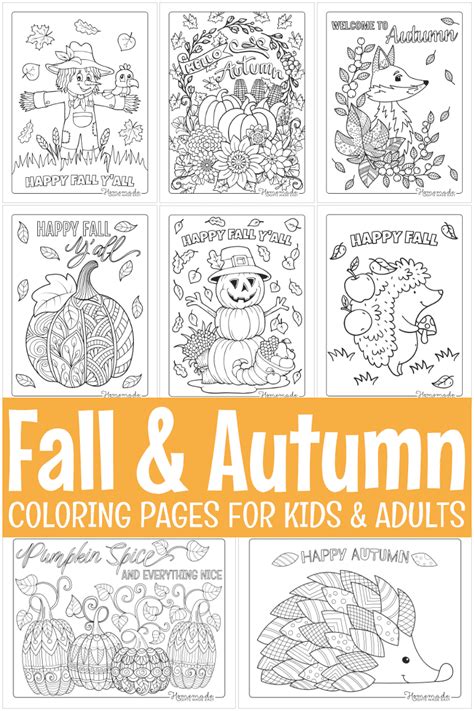 Fall Printable Activity Sheets