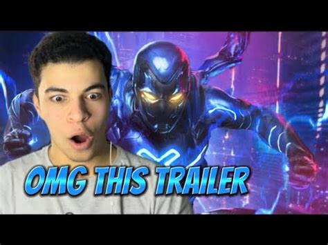 This Trailer Is Awesome Blue Beetle Trailer Reaction Youtube