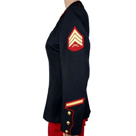 Us Marine Vintage Dress Uniform Coat E5 Sergeant Depop