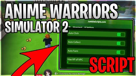 Upd X Anime Warriors Simulator Script Hack Auto Farm Infinite