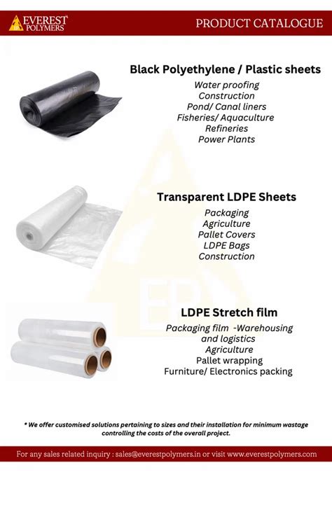 Plastic Transparent BMW LDPE Tarpaulin Tirpal Thickness 55 Microns