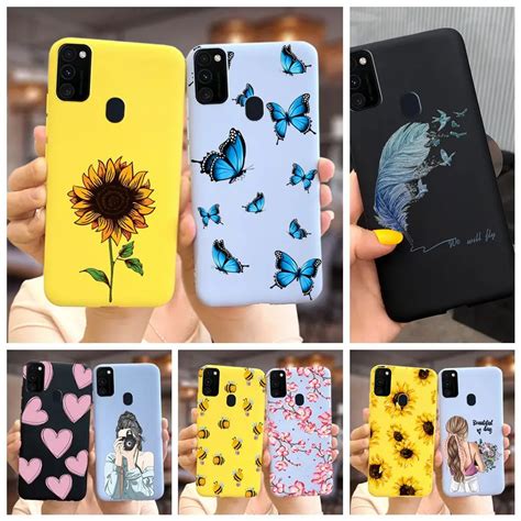 Funda De Silicona Blanda Para Samsung Galaxy M21 2021 Cubierta Bonita