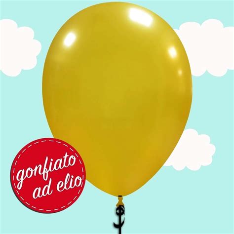 Palloncino Oro Metallizzato Ad Elio Tommyparty It