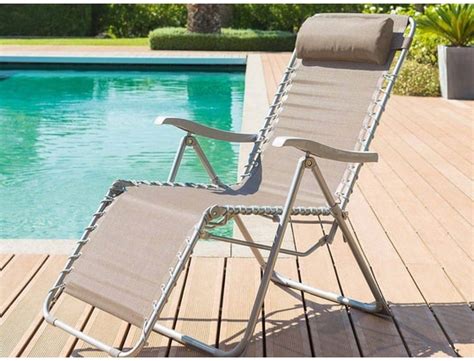 Fauteuil De Jardin Relax Silos Taupe Hesp Ride Hesperide