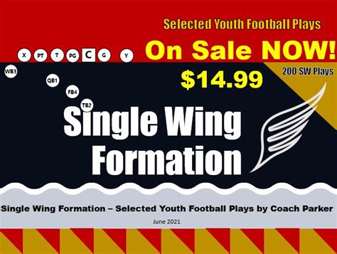 Single Wing Formation Plays, New SW Offense eBook 200 Plays