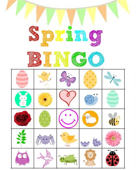 Stronger Than The Average Mom Spring Bingo Printables